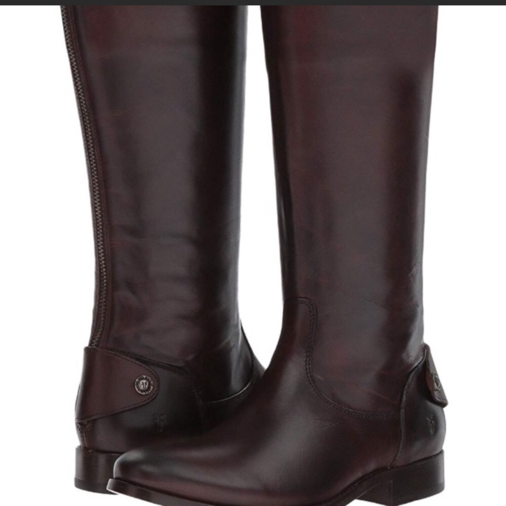 FRYE Melissa Button Back ZIP Boots